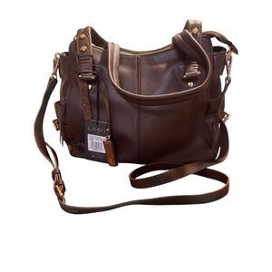 Lodis Farley Satchel color is deep raisin NWT  MSRP $178